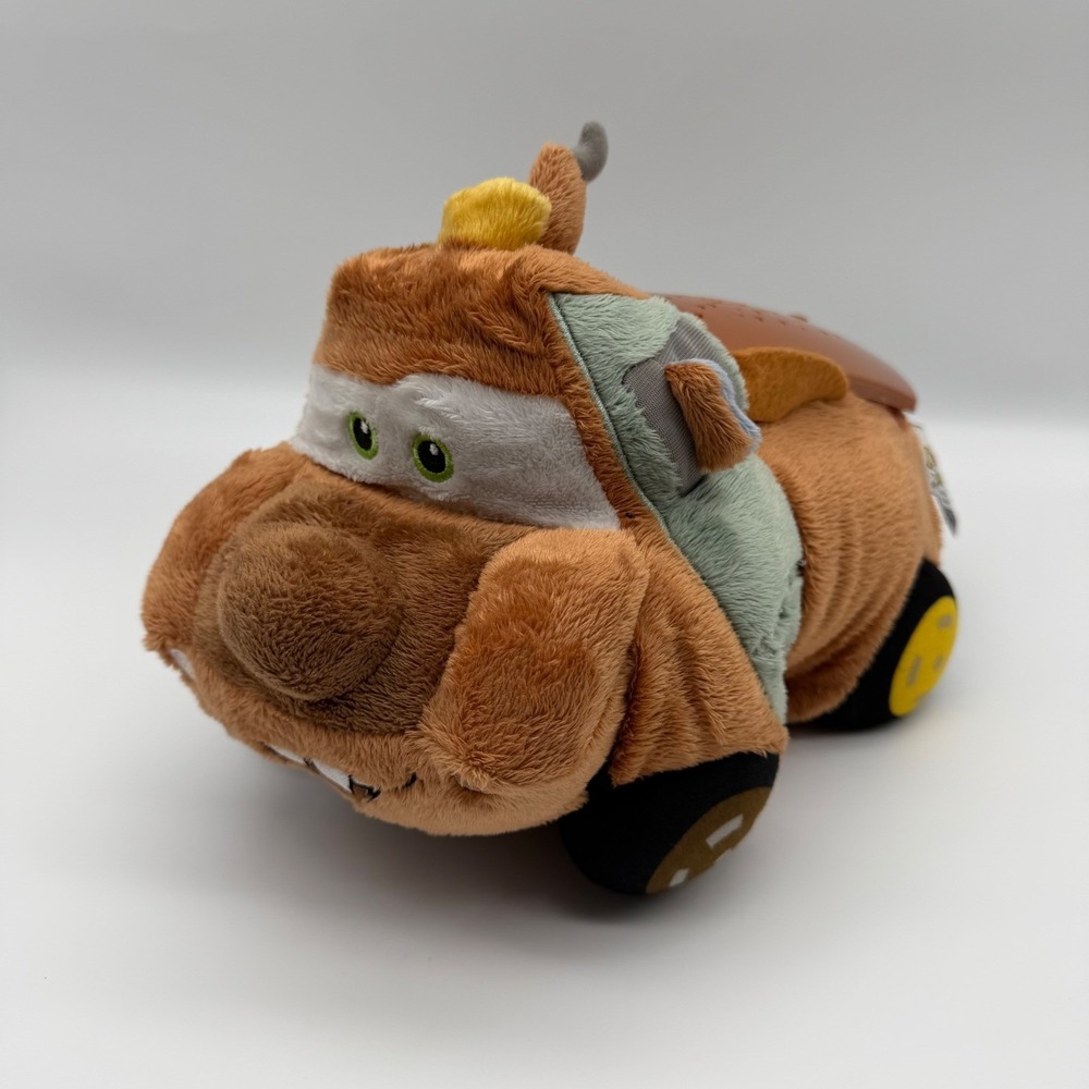 Disney Pixar Cars Tow Mater Dream Lites Pillow Pet Night Light Small‎ Plush
